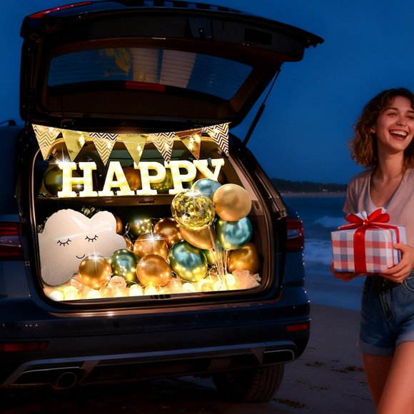 Hearth & Gear Trunk For Surprise Party Celebration Gender Reveal Events Party Decorations Balloons Event Planner Organizer for Work Event Table Party Event Horizon Dvd Party Decorations for Adults