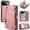 Pink, variant on CaseMe Leather Case for Google Pixel 9 Pro XL,2 in 1 Detachable Wallet Case with 8-Card Holder Zipper Bills Slot,Magnetic Shockproof Flip Leather Cover Zipper Pocket Phone Cases,Red