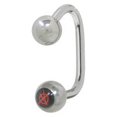 thumbnail image 1 of Anarchy Logo Lippy Loop Labret (14 Gauge), 1 of 2