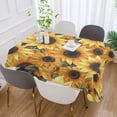 thumbnail image 5 of BZSMCE Square Tablecloth Design Sunflower Pattern Pattern Tableclothes, 5 of 9