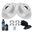 thumbnail image 2 of TRQ Rear Ceramic Brake Pad Kit Performance Rotor Kit for 00-04 Toyota BKA21391 Fits select: 2000-2004 TOYOTA AVALON, 2 of 6