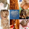 thumbnail image 6 of Bradem 500pcs Clear Elastic Hair Bands&nbsp;- Small Ponytail Elastics for Blond Kids & Girls, 6 of 7