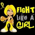 thumbnail image 3 of CafePress - Licensed Fight Like A Girl 42. - Women's Dark Pajamas, 3 of 4