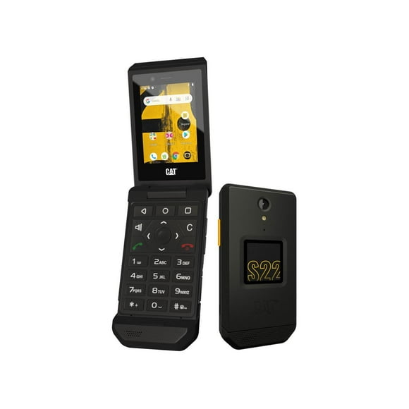 Cat S22 Flip 16GB Black Unlocked Android Smartphone - Brand New