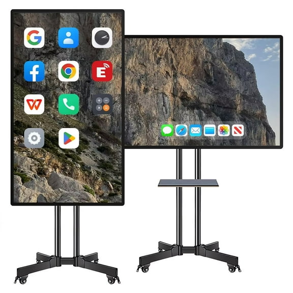 JYXOIHUB Interactive Smart Board 49 Inch, Boost Efficiency! All-in-One Interactive Whiteboard with Dual System & Cloud Sharing - Touch Screen Computer for Education & Office(Include Wall Mount)
