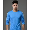 thumbnail image 4 of ZBORIBER Men's Quick-Dry Long Sleeve Shirts 3-Pack, Moisture Wicking, UPF 50+, Sizes S-3XL, 4 of 10