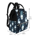 thumbnail image 2 of Defioc Gnome and Snowflakes for Baby Diaper Bag Backpack - Baby Bag for Boys & Girls - Diaper Backpack - Large Travel Diaper Bags- Baby Registry Search & Shower Gifts, 2 of 5