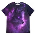 thumbnail image 3 of LAOLIUSN Men'S Wolf Graphic T-Shirt Novelty Animal Print Short Sleeve Top, S-4XL, 3 of 7