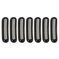 thumbnail image 2 of Juego de Pantalla de Inserción de Parrilla de Malla Frontal Macarena 7 Piezas para 2007 2016 Negro ABS, 2 of 7