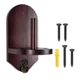 thumbnail image 1 of Soporte para tiza de cono, soporte de tiza de mano de madera para montaje en pared con tornillos, para piscina Rojo, 1 of 8