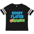 thumbnail image 3 of Inktastic Rugby Player in Training Boys or Girls Toddler T-Shirt, 3 of 5