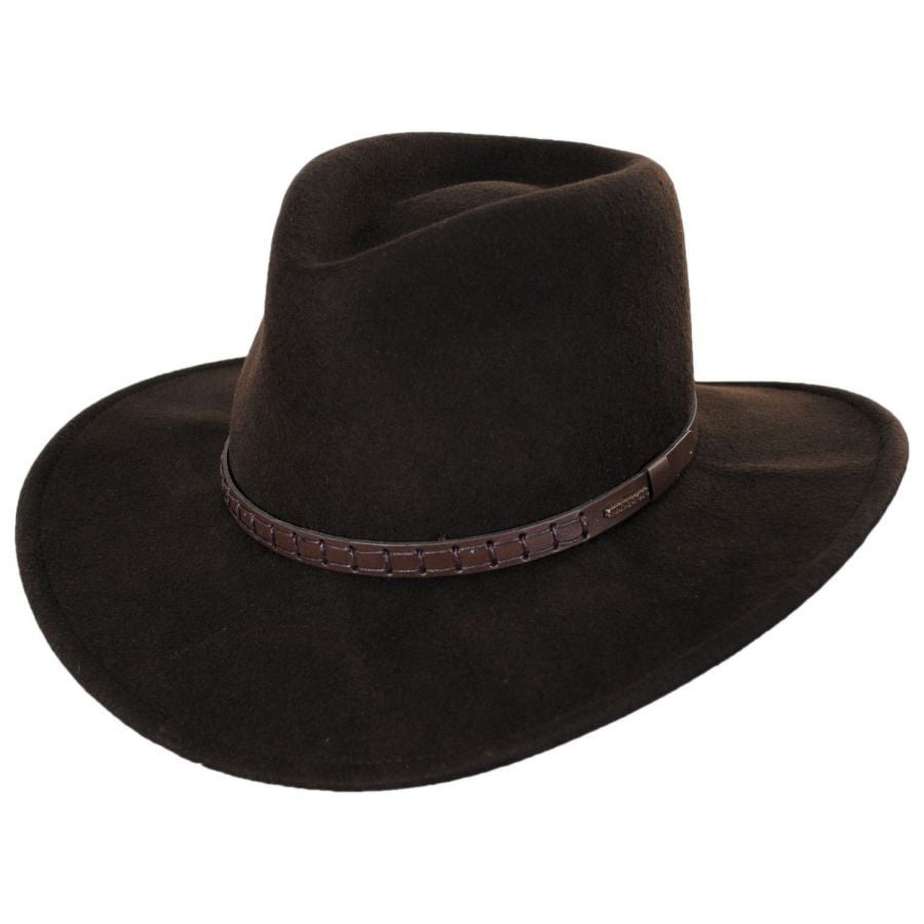 Stetson Holden Stetson Black Wool Felt Holden Porkpie Hat Reference: 5817  main image 2