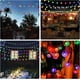 thumbnail image 1 of 100 LEDs 12M Bolas de cristal de color, 8 modos de luces solares impermeables, para decoración al aire libre, jardines, patios, bodas, fiestas [Clase de eficiencia energética A+++], 1 of 2