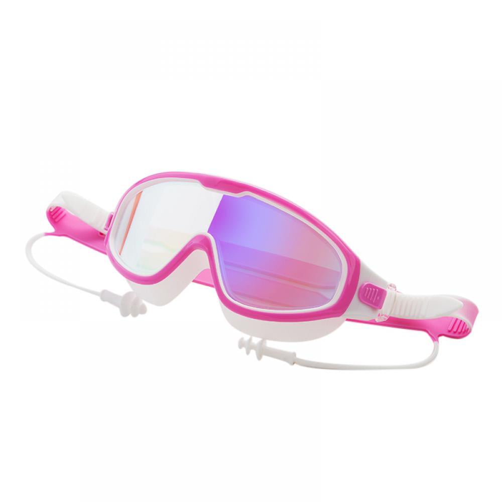 Prettyia Waterproof Kids Swimming Googles Glasses with Girls Boys Swim Cap 