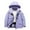 Purple, variant on Generic Girl's Waterproof Ski Snow Jacket Fleece Windproof Winter Jacket with Hood Girl's Ski Jacket Winter Outdoor Warm Snow Coat Kid's Snowboarding Windproof Jacket with Hood