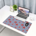 thumbnail image 6 of Kdxio Starfish Navy Blue Stripe Print Large Gaming Mouse Pad,Non-Slip Base,Water Resist Keyboard Pad for Gamer,Office & Home,29.5 x 15.8 in, 6 of 9