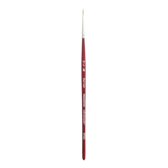 Princeton Brush Velvetouch Mixed Media Brush, Short Liner, 18/0