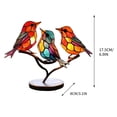 thumbnail image 3 of SINIMOKO Colorful Bird Decorations, Home Decoration Decorations, Flower Bird Pendants, Bird Group Decorations, 3 of 5