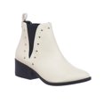 thumbnail image 3 of Botines Para Mujer Chelsea Tacón Bajo Con Estoperoles blanco 26, 3 of 6