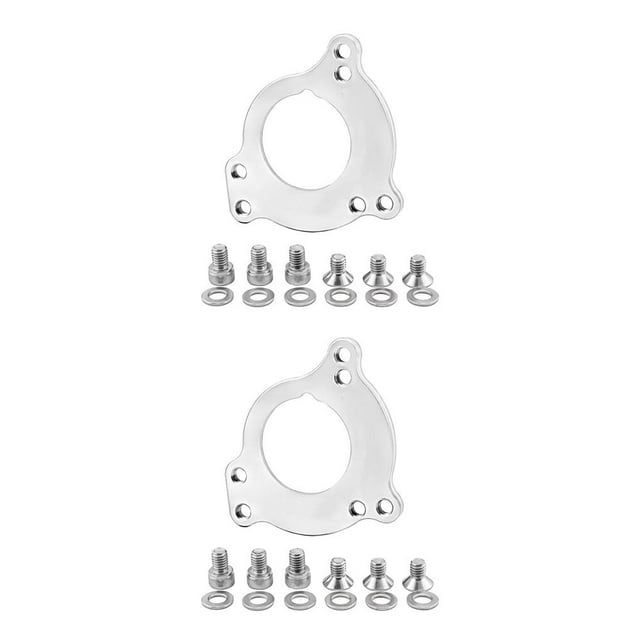 bedienty Adaptateur de Vélos Guide de Chaîne de Boîtier de Pédalier Accessoire de Réparation Portable Professionnel Argent 2Ensemble