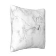 thumbnail image 2 of ZICANCN White Marble Texture Decorative Throw Pillow Covers, Bed Couch Sofa Decorative Knit Pillow Covers for Living Room Farmhouse, 24"x24", 2 of 8