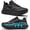 Black, variant on Men's Orthopedic Waterproof Trail Running Shoes: Comfortable Arch Support Cross Training Athletic Sneakers, Orthotic Hiking Tennis Walking Sports Shoes