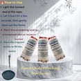 thumbnail image 2 of Lamatar1 Collection Tibetan Patchouli  Rope Incense Set Of 6, Burning Gently With A Natural Wick It Weaves Warmth Into The Air A Fragrance That Touches The Soul, 2 of 8