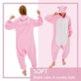 thumbnail image 3 of Disfraz de mono NEWCOSPLAY con forma de animal, pijama de peluche con forma de cerdo rosa, 3 of 6