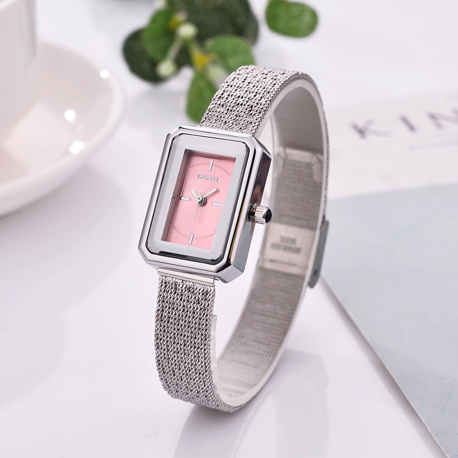 Black friday deals 2022 Steel Band Square Watch Algeria Ubuy