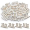 thumbnail image 1 of Sprite World - Accesorios de juguete para bloques de construcción, valla de piquete blanca de 1 x 4 x 2, a granel, 50 piezas por paquete (blanco), 1 of 4