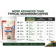thumbnail image 4 of JH Energy Kick 10-in-1 Mushroom Coffee with Collagen, Lion's Mane, Cordyceps, Reishi & Chaga, Low Caffeine, Sugar Free, Keto, 20 Servings, 4 of 6