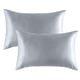 thumbnail image 1 of 2pcs Funda de almohada Funda de almohada de satén de seda artificial Funda de almohada para dormir para el hogar, ZT01-229 Inevent HA003600-06, 1 of 2