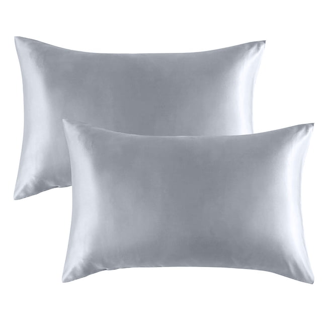 Funda de almohada Funda de almohada de satén de seda artificial Funda de almohada para dormir para el hogar, ZT01-229 2pcs sidaley HA003600-06