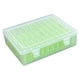 thumbnail image 5 of Caja organizadora de joyas transparente, multifuncional, con 30 compartimentos para manualidades. Verde, 5 of 9