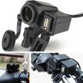 thumbnail image 1 of Waterproof power socket USB motorcycle cigarette lighter adapter socket for Charger -, 1 of 4