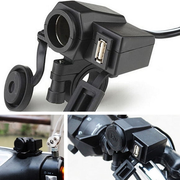 Waterproof power socket USB motorcycle cigarette lighter adapter socket for Charger -
