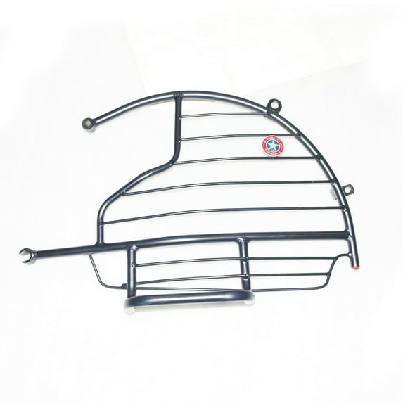 Fits Royal Enfield Electra Left Side Guard Black Steel Crash bar Footrest