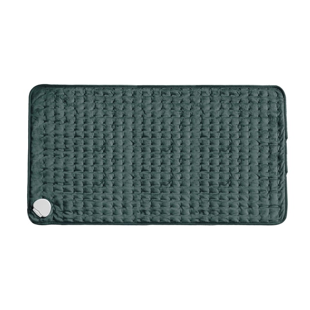 Manta térmica ajustable para cuello y hombros, 76x40 cm, 6 niveles de calor, temporizador de 4 tiempos (30/60/90/120 min), lavable a máquina, color gris oscuro, enchufe japonés 100V.