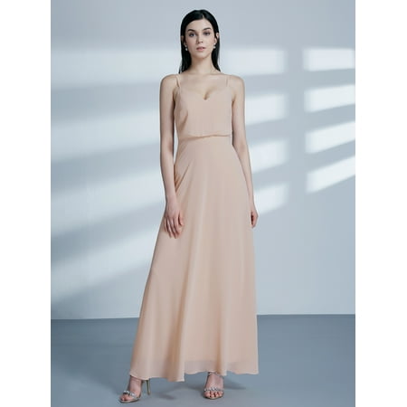 Ever Pretty Ever Pretty Womens Full Length V Neck Sleeveless