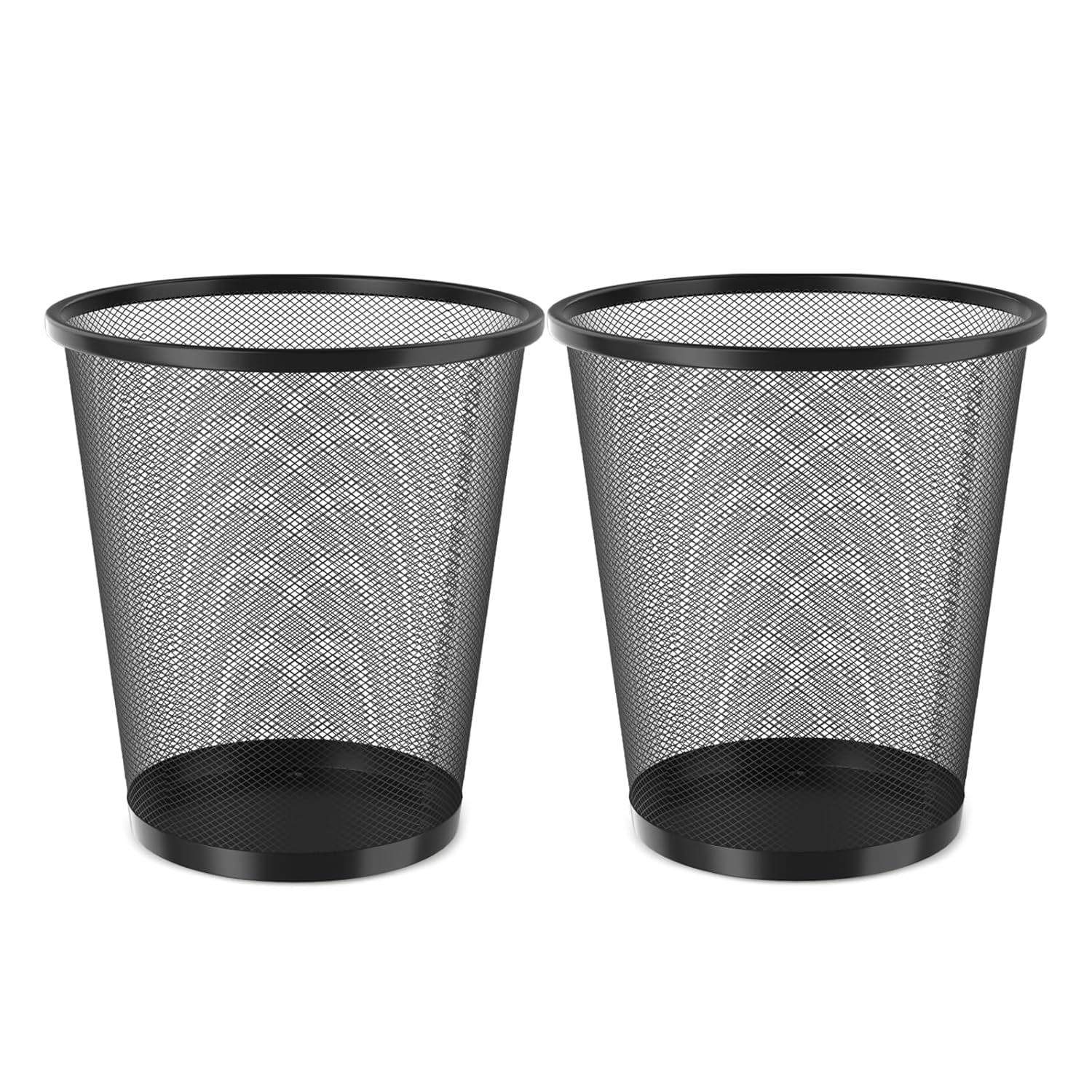 Mind Reader Mesh Trash Can Waste Paper Basket Square Set Of 2 - View #6