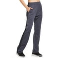 thumbnail image 2 of BALEAF Women's Track Pants Athletic Jogging Sweatpants Zipper Pockets Warm-Up Sports Running Pants Grey/Black Size XXL, 2 of 7