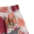 thumbnail image 4 of Tom and Jerry Men's Shorts, Classic Cartoon Graphic Print Tom and Jerry Shorts Red - M, 4 of 6