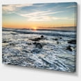 thumbnail image 2 of White Surf with Turbulent Sea - Seashore Canvas Art Print, 2 of 4