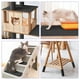 thumbnail image 5 of Papel de lija de repuesto para rascador de uñas de perro, papel esmeril para gatos, papel de lija, para muebles de mascotas, protector para puerta y pared (12 x 15 pies, negro), 5 of 7
