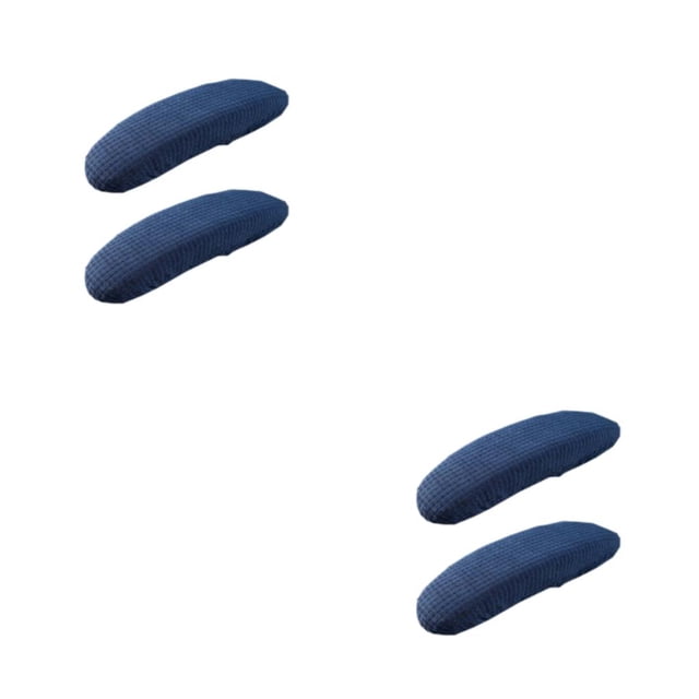 Matsuzay 2 paquetes/lote de fundas para sillas elegantes para el hogar y la oficina, sin arrugas, azul oscuro azul oscuro 2piezas