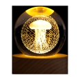thumbnail image 1 of Luz de noche LED 3D con forma de bola de cristal para niños, proyectores de Luna y galaxia, lámpara de decoración de dormitorio, regalos creativos, 1 of 4