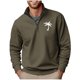 thumbnail image 1 of Blusa y camisa de manga larga con cuello alto para hombre, ropa deportiva para el hogar, pijamas, camiseta de color liso, blusa deportiva de poliéster para hombre, 1 of 4