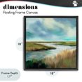 thumbnail image 4 of Stupell Industries Coastal Tranquil Meadow and Wetlands Black Floating Frame Canvas Art, 18 x 18, by Liz Jardine, 4 of 8