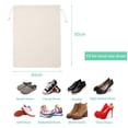 thumbnail image 5 of 10 pcs Non-Woven Color Shoe Bag with Drawstring Beam Mouth Design for travel/carrying, 5 of 5