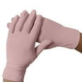 thumbnail image 3 of 3 Pairs Solid Color Cotton Gloves, Reusable Multi-Purpose Work Gloves, Soft Elastic Hand Protection for Jewelry Handling, Costume Events, and Formal Occasions Pink, 3 of 3